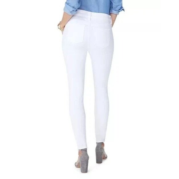 NYDJ Ami Skinny Jeans White Size 14 NWT Lift Tuck High Rise Soft - Picture 3 of 16
